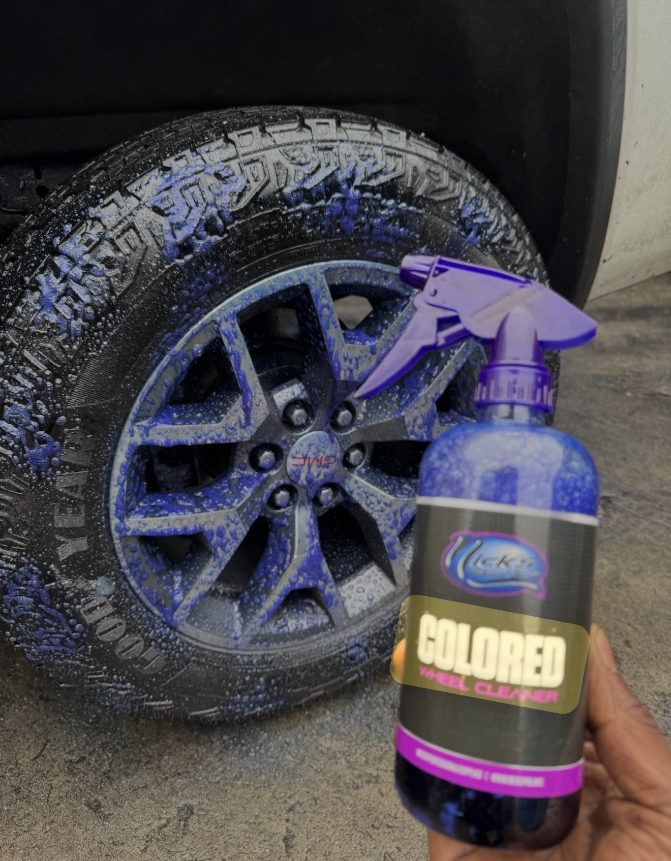 Colored Wheel Cleaner Gallon