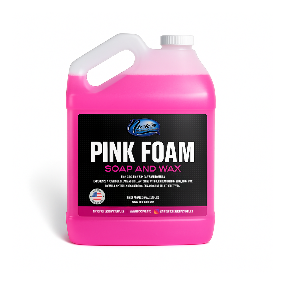 Pink Foam Soap and Wax (1 Gallon)