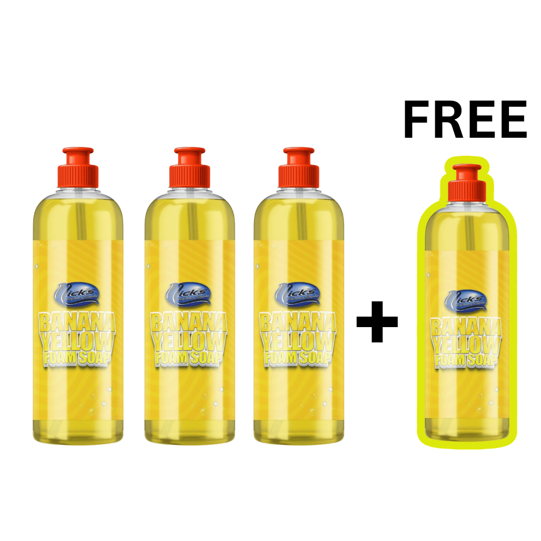 Banana Yellow Foam Soap