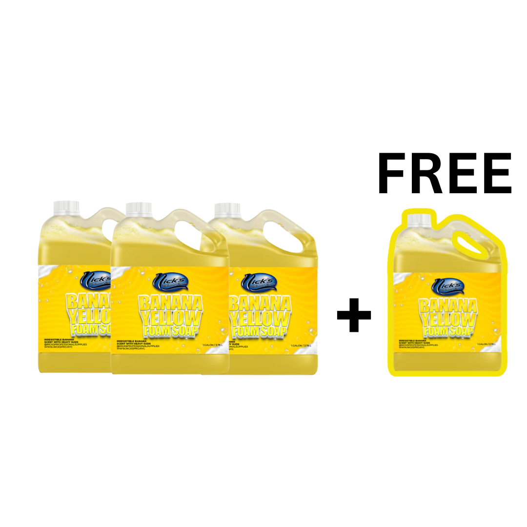 Banana Yellow Foam Soap