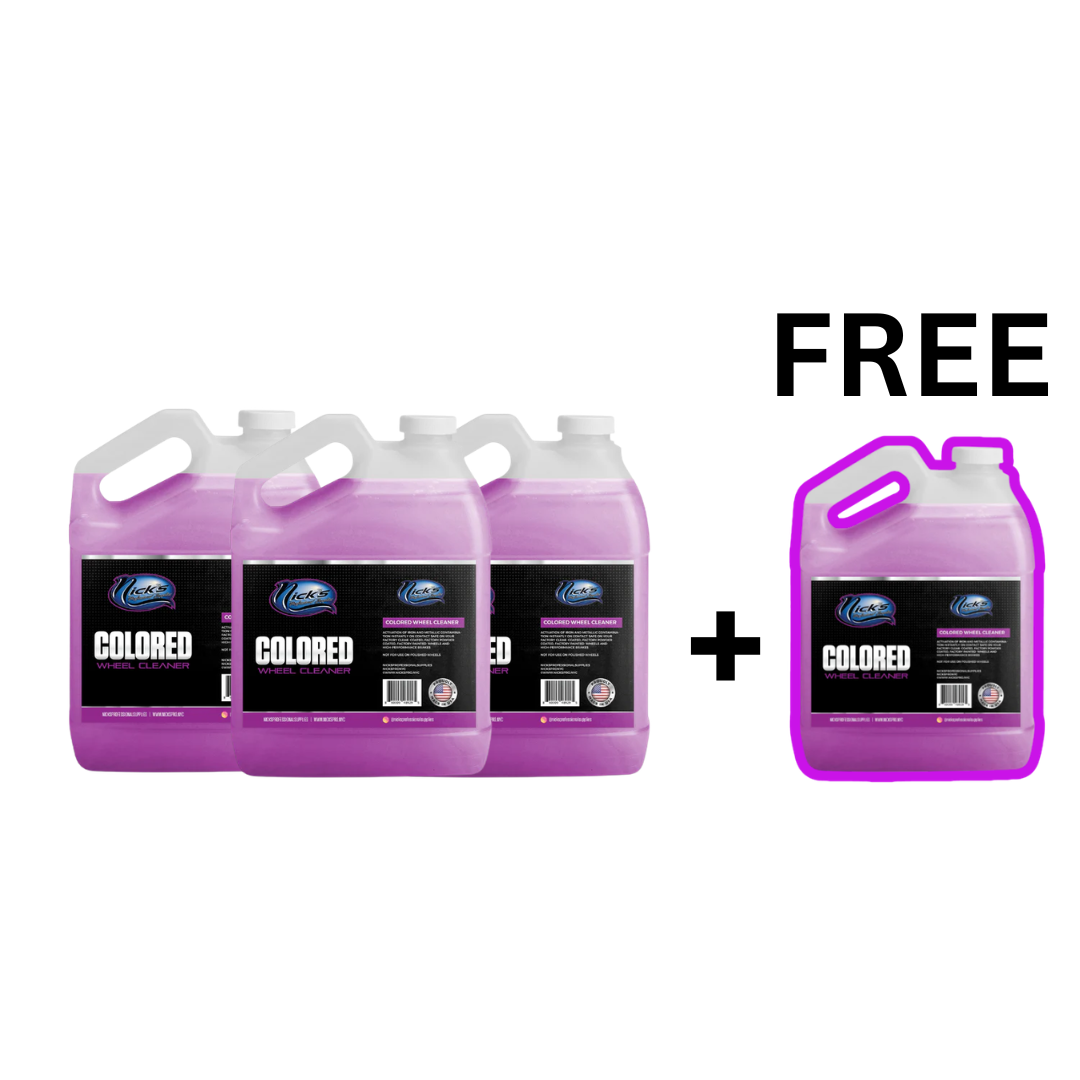 Colored Wheel Cleaner Gallon