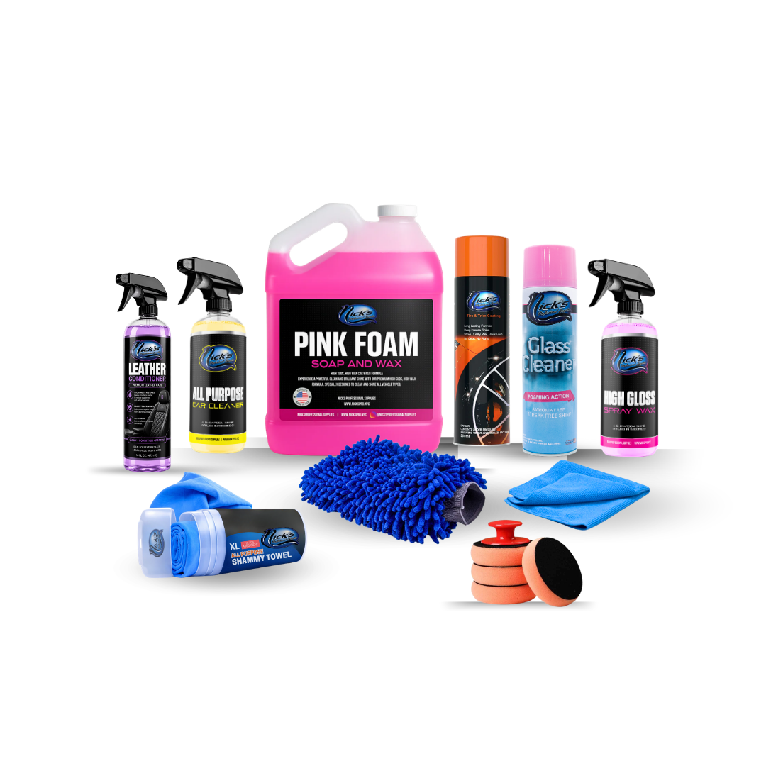 Pink Ultimate Car Care Bundle