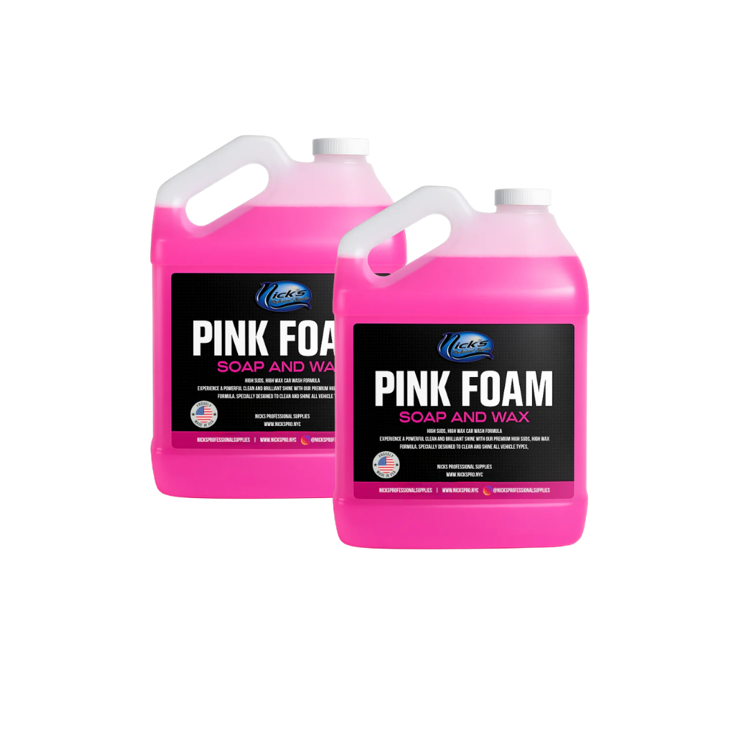 Pink Foam Soap & Wax