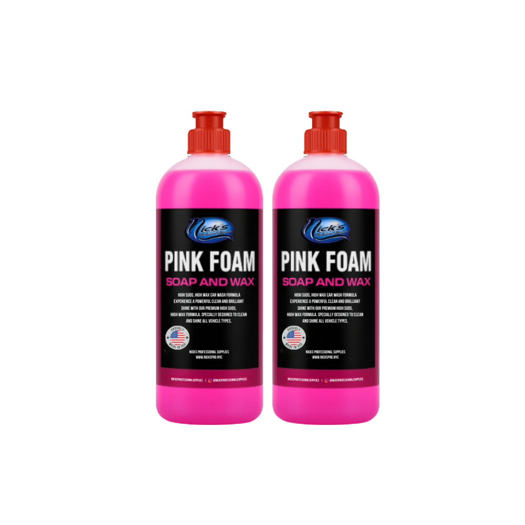 Pink Foam Soap & Wax