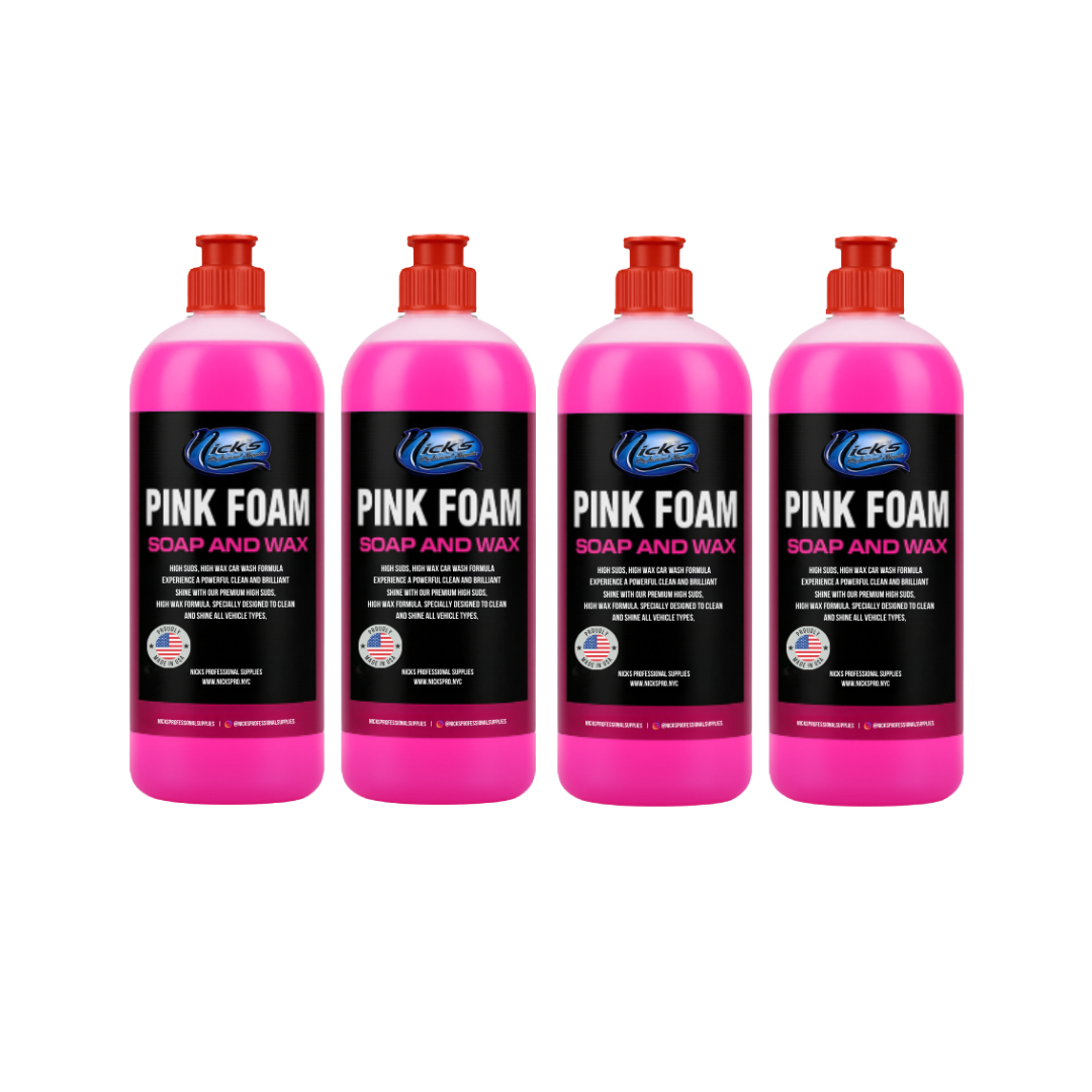 Pink Foam Soap & Wax