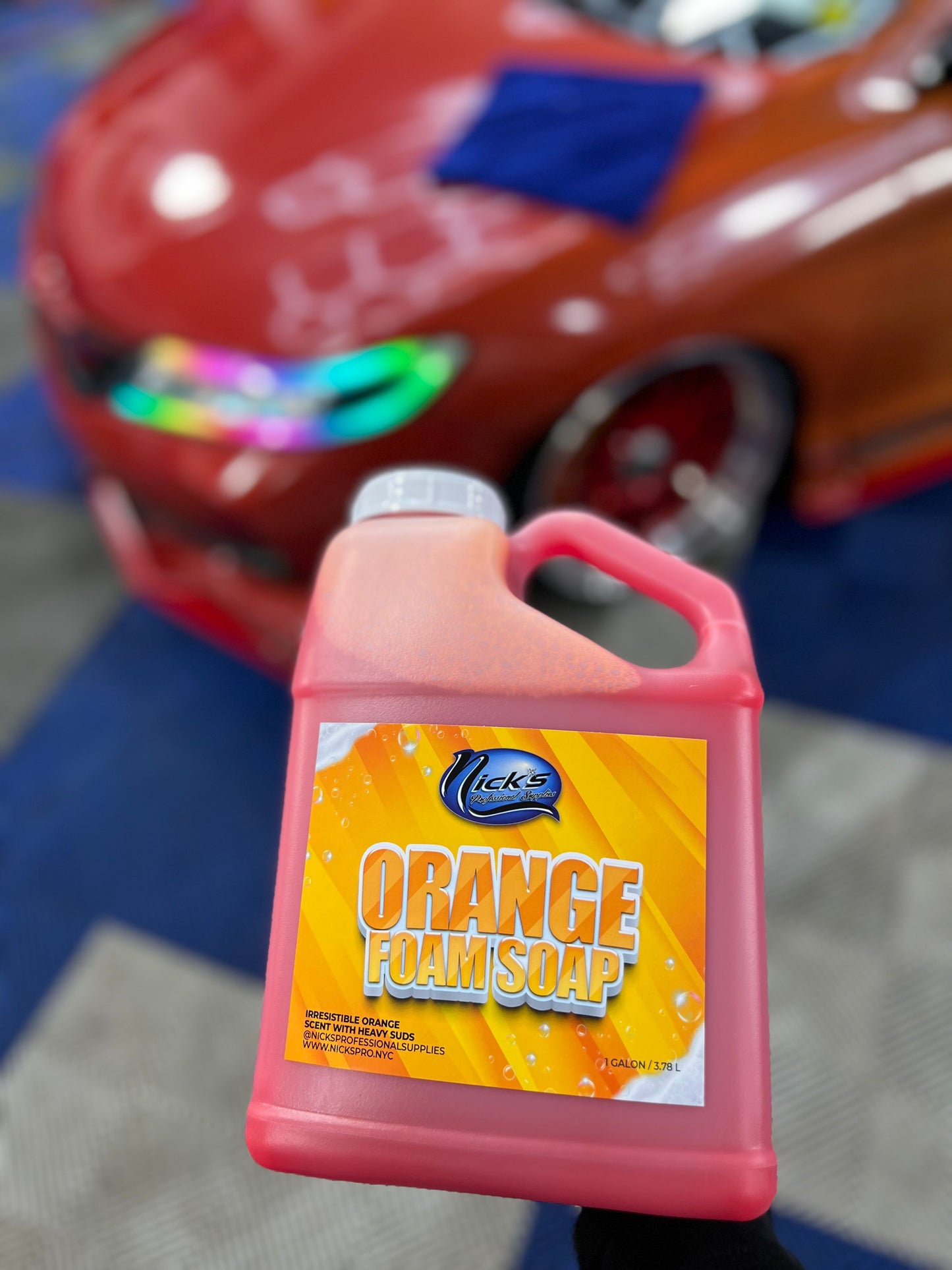 Orange Foam Soap (1 Gallon)