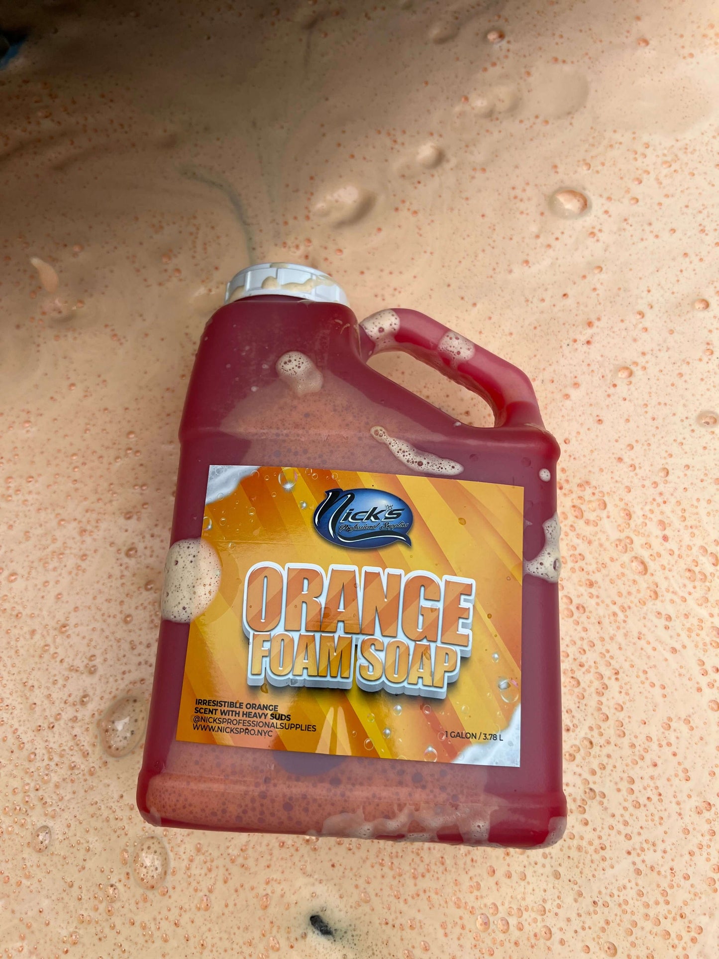 Orange Foam Soap