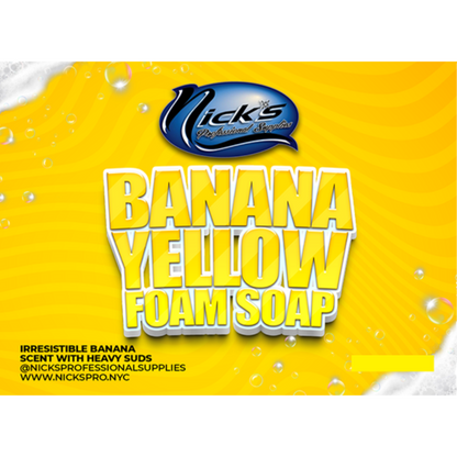 Banana Yellow Foam Soap 32 oz