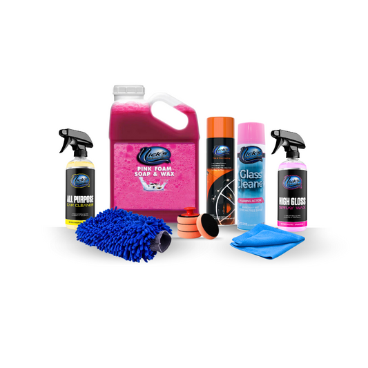 Pink Ultimate Car Care Bundle