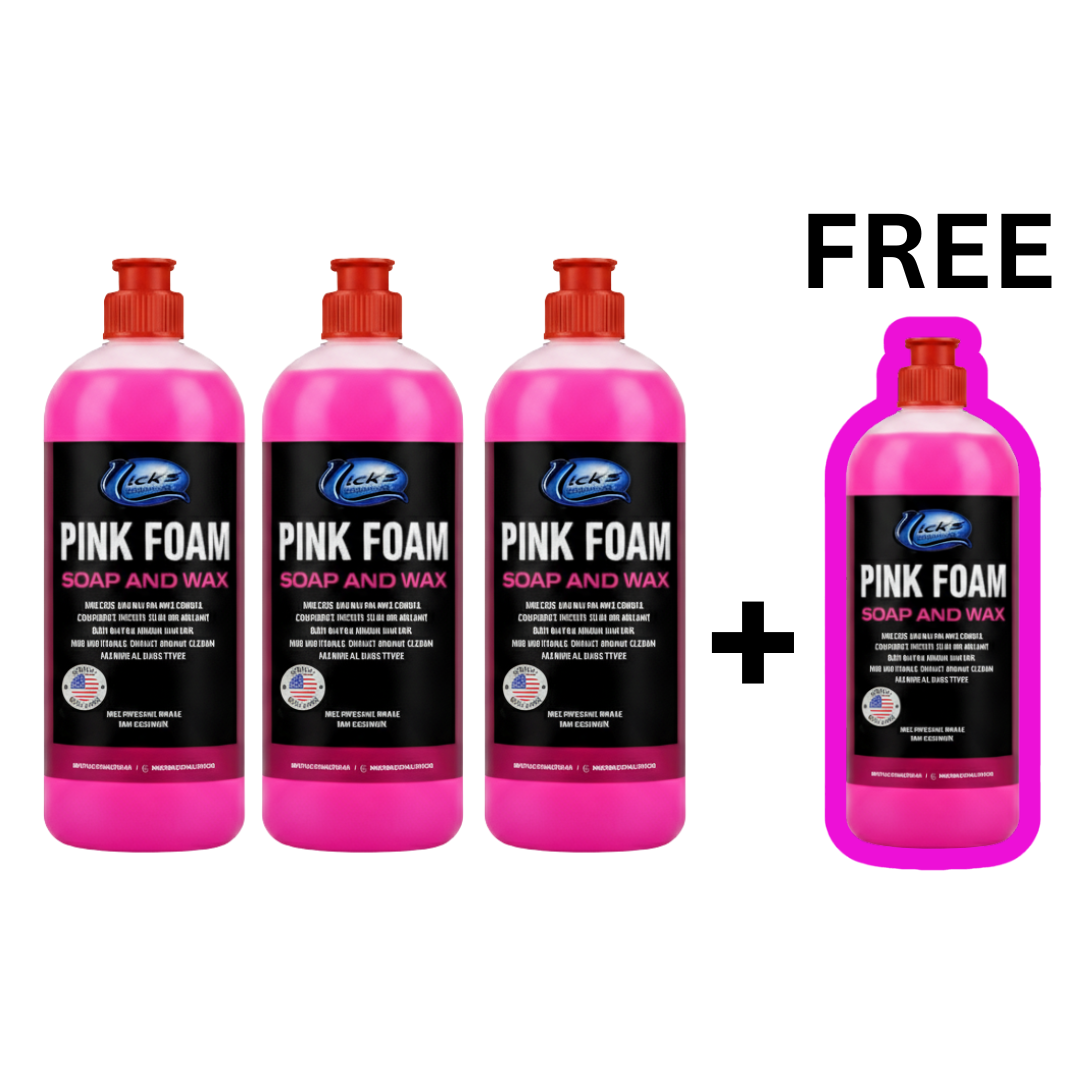 Pink Foam Soap & Wax