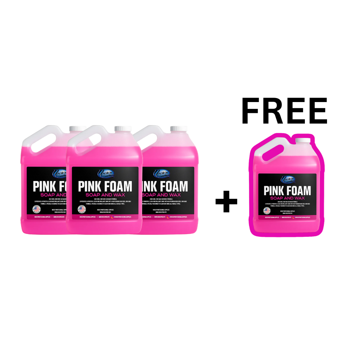 Pink Foam Soap & Wax