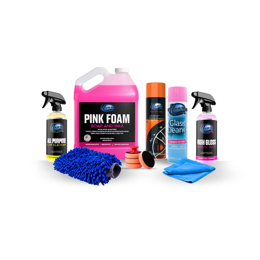 Pink Ultimate Car Care Bundle