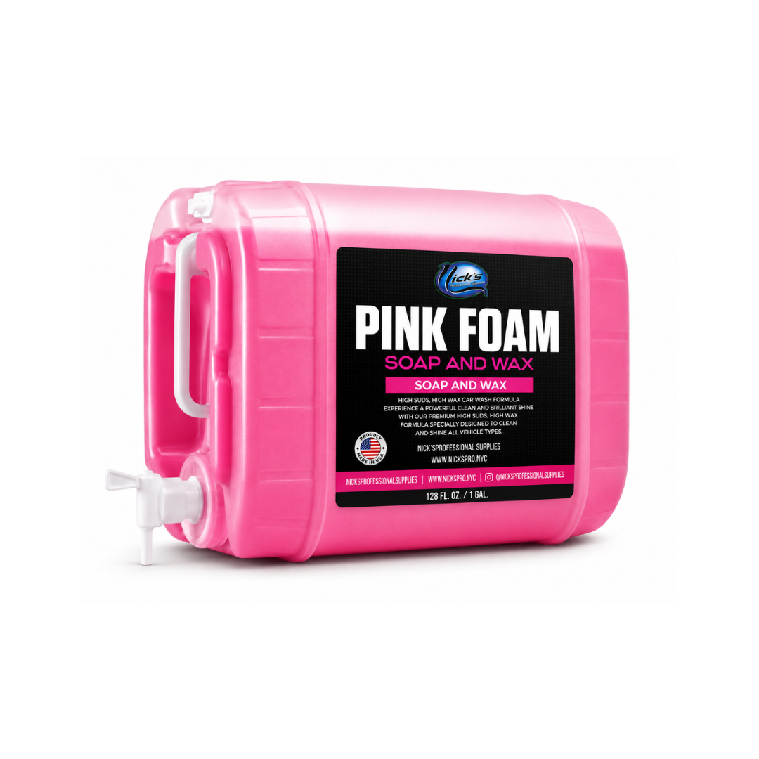 Pink Foam Soap & Wax