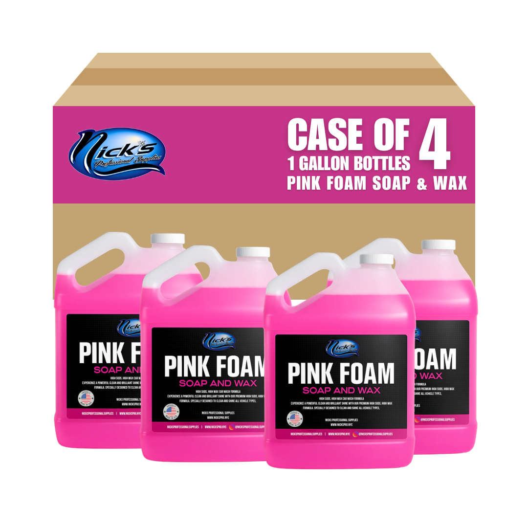 Pink Foam Soap & Wax