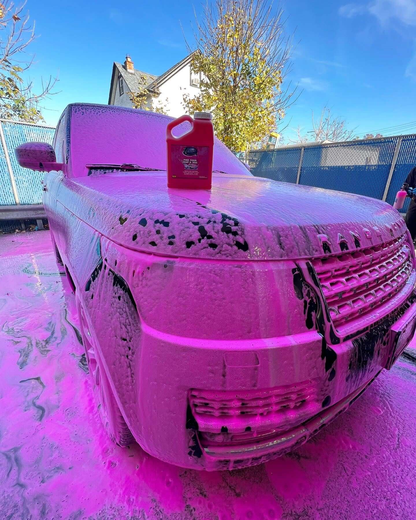 Pink Foam Soap & Wax