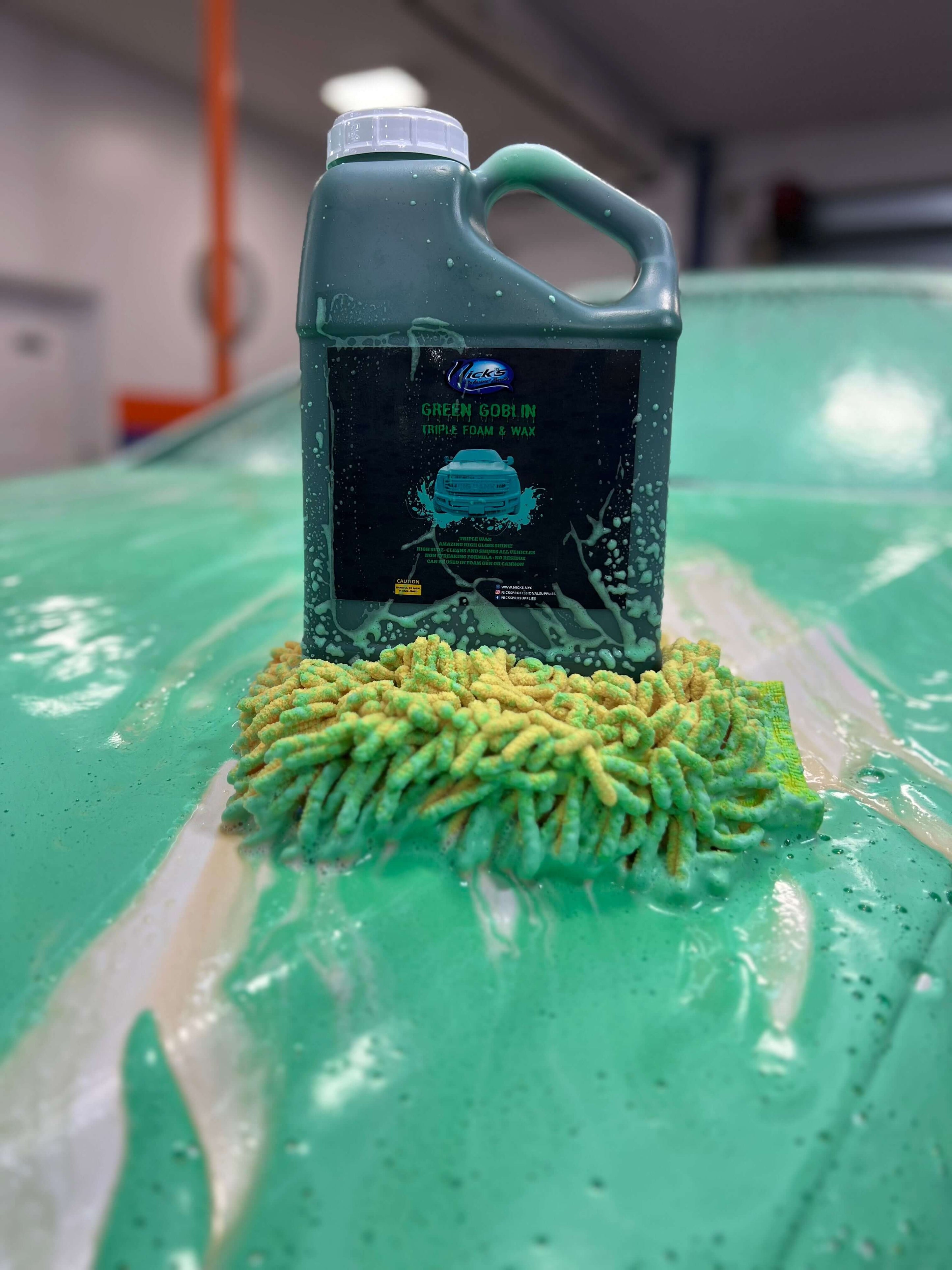 Green Goblin Triple Foam & Wax 1 Gallon Nick's Professional Supplies