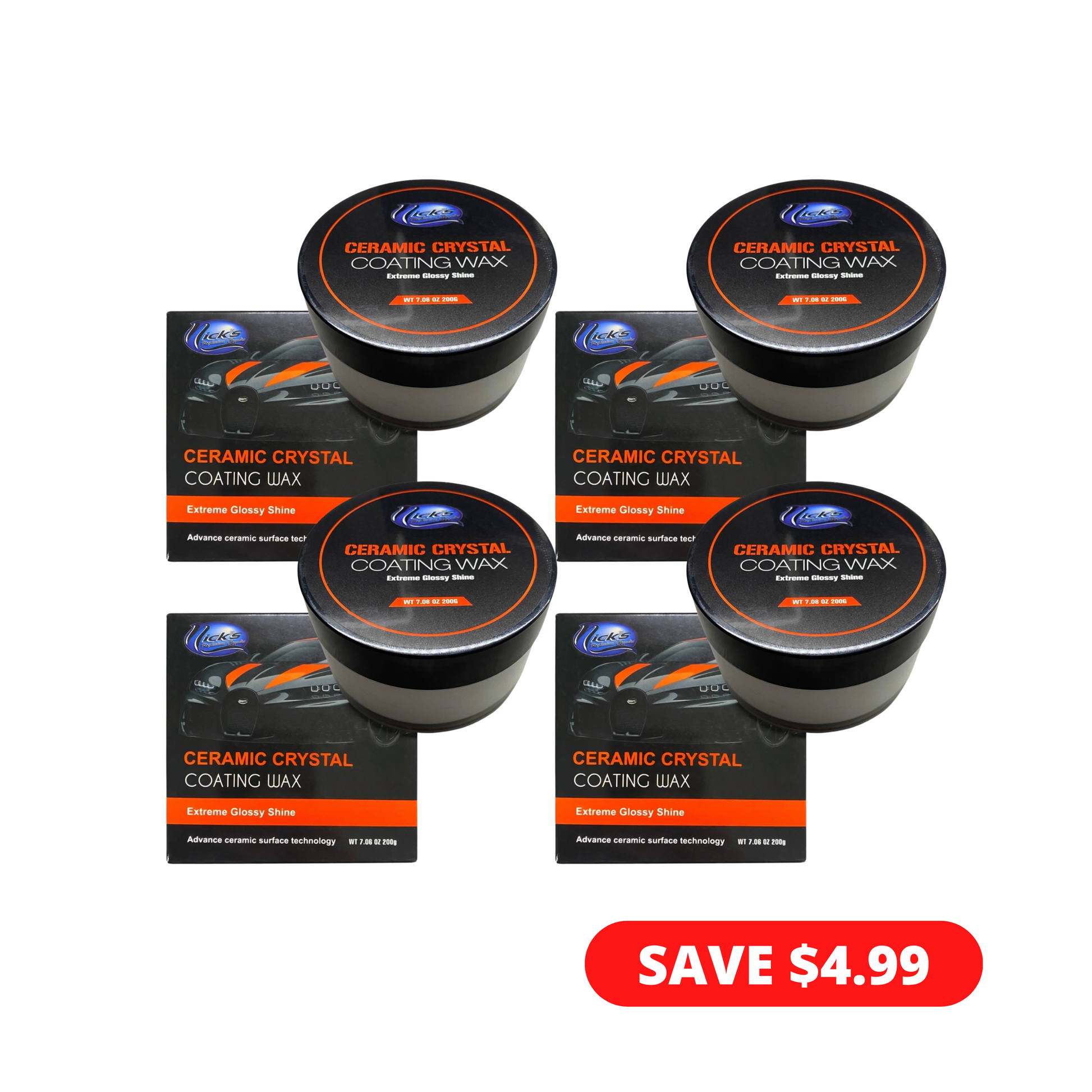 Nick's Crystal Ceramic Coating Wax – Nick's Professional Supplies