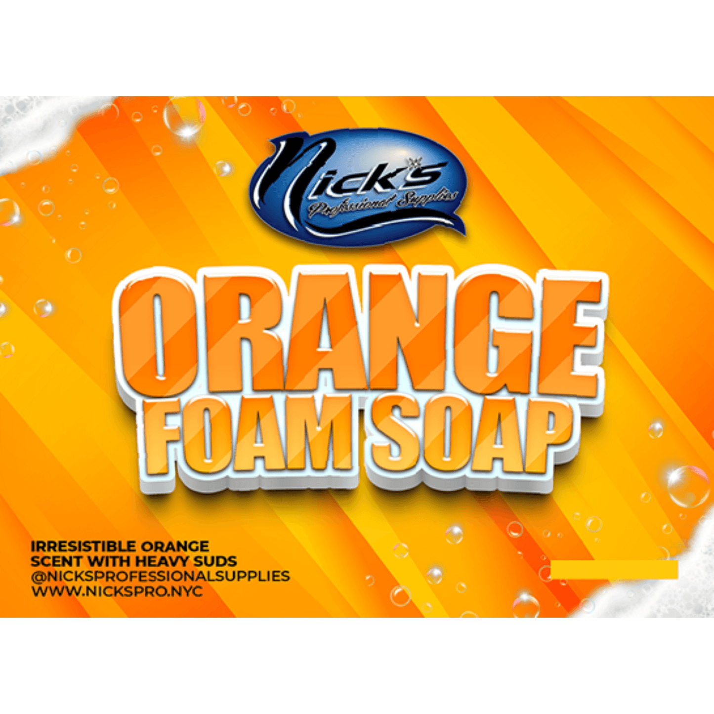 Orange Foam Soap 32 oz