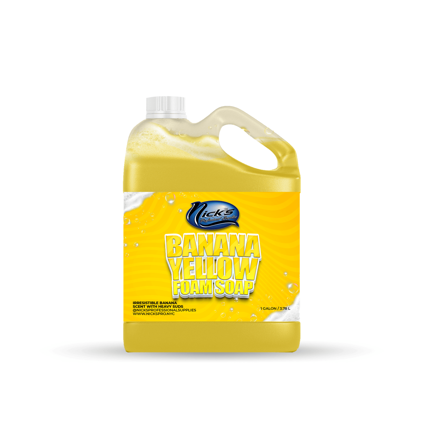 Banana Yellow Foam Soap Gallon