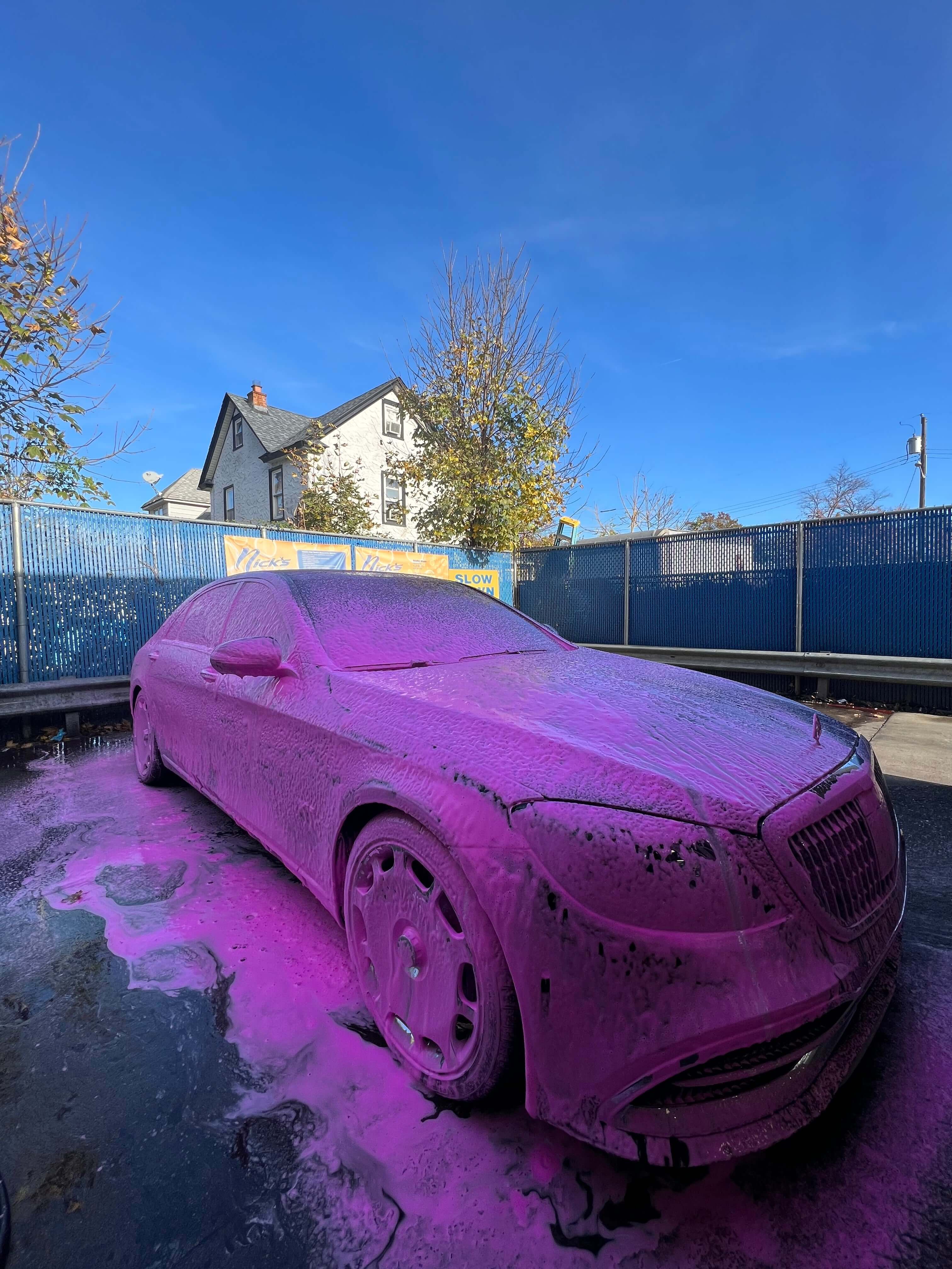 Pink Foam Soap & Wax
