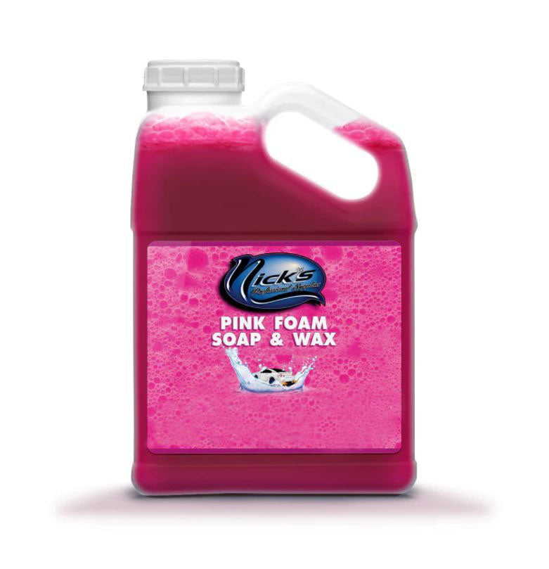 Pink Foam Soap and Wax (1 Gallon)